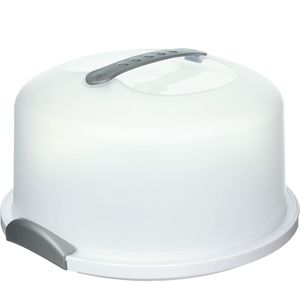 STERILITE Cake Server, 1 pack, White clear